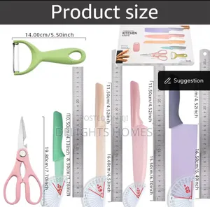 6pcs Corrugated Kitchen Knife Set_ca