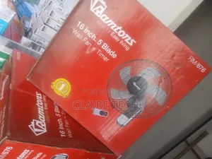 Ramtons RM676 Premium 16-Inch Wall Fan – Powerful Airflow Quiet