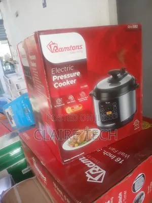 Ramtons RM/582 6L Electric Pressure Cooker – 12 Cooking Programs