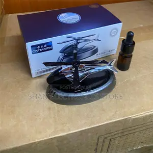 360-Degree Fragrance Car-Mounted Solar Rotating Airplane