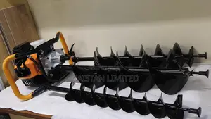 Heavy Duty Petrol 2-Stroke Earth Auger Machine Includes 3 Drill Bits