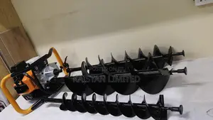 2-Stroke Earth Auger Petrol Ground Drill With 3 Auger Bits