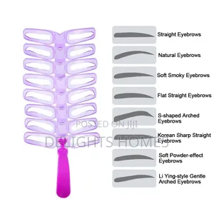 8 Pieces Eyebrow Stencil 8 Styles_esj