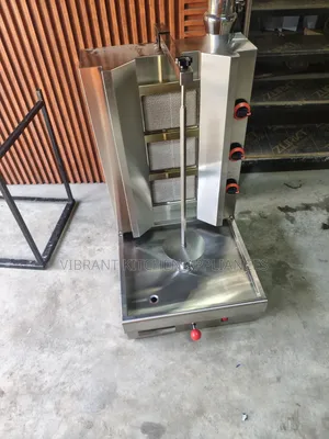 3‐Burner Gas Shawarma Machine