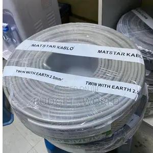 Heavy Duty 2.5mm Flame Retardant Twin Earth Cable 90M Roll