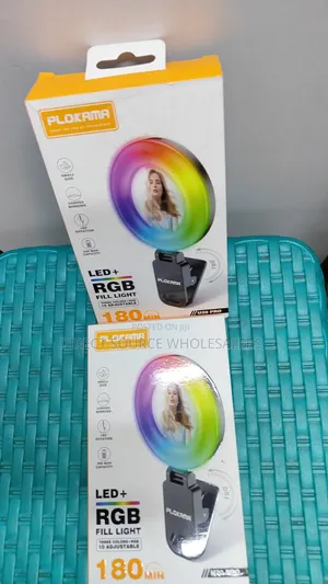 Plokama RGB Camera Fill Light for TikTok, YouTube Live Stream RGB
