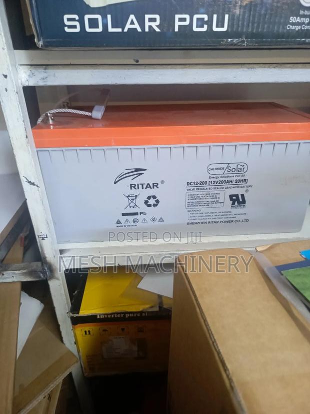 Ritar 12V 200ah Battery (Chlorides Solar) - main view