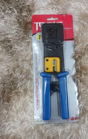 Network Pass Through Crimp Tool for Cat5e Cat6