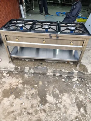 Three‐Burner Commercial Gas Cooker