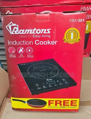 Ramtons Induction Cooker + Free Non-Stick Pan