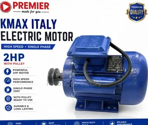 KMAX Italy 2HP Electric Motor With Pulley 