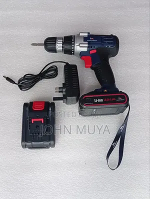 Lithium Ion Battery Powered Cordless Drill