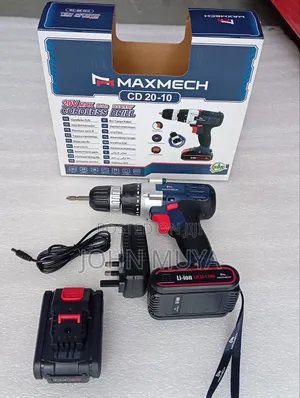 Lithium Ion Battery Powered Cordless Drill