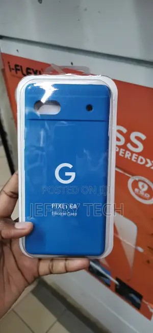 Bright Blue Silicone Protective Phone Case-Google Pixel 6a