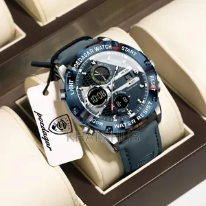 Poedagar Dual Time Gents Watch E125