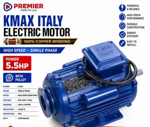 KMAX ITALY Electric Motor - 5.5HP Single Phase 