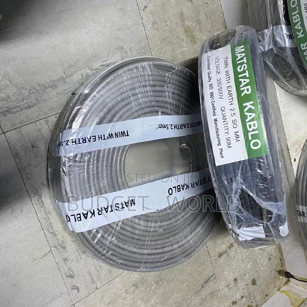 . Flame Retardant 2.5mm House Wiring Cable 90M 3 Core PVC Insulated - thumbnail 2