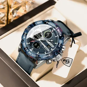 Poedagar Dual With Alarm Gents Watch E125
