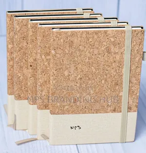 Cork and Fabric Notebook. Hub