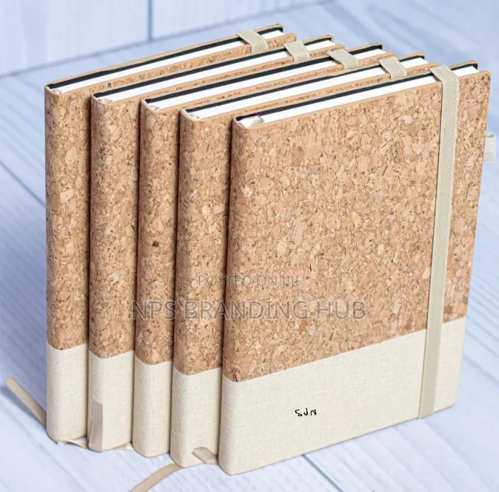 Cork and Fabric Notebook. Hub