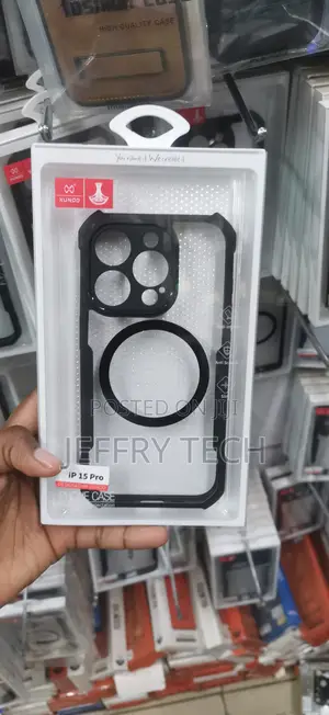 iPhone 15 Pro Clear Hard-Shell Acrylic Back Panel COVER