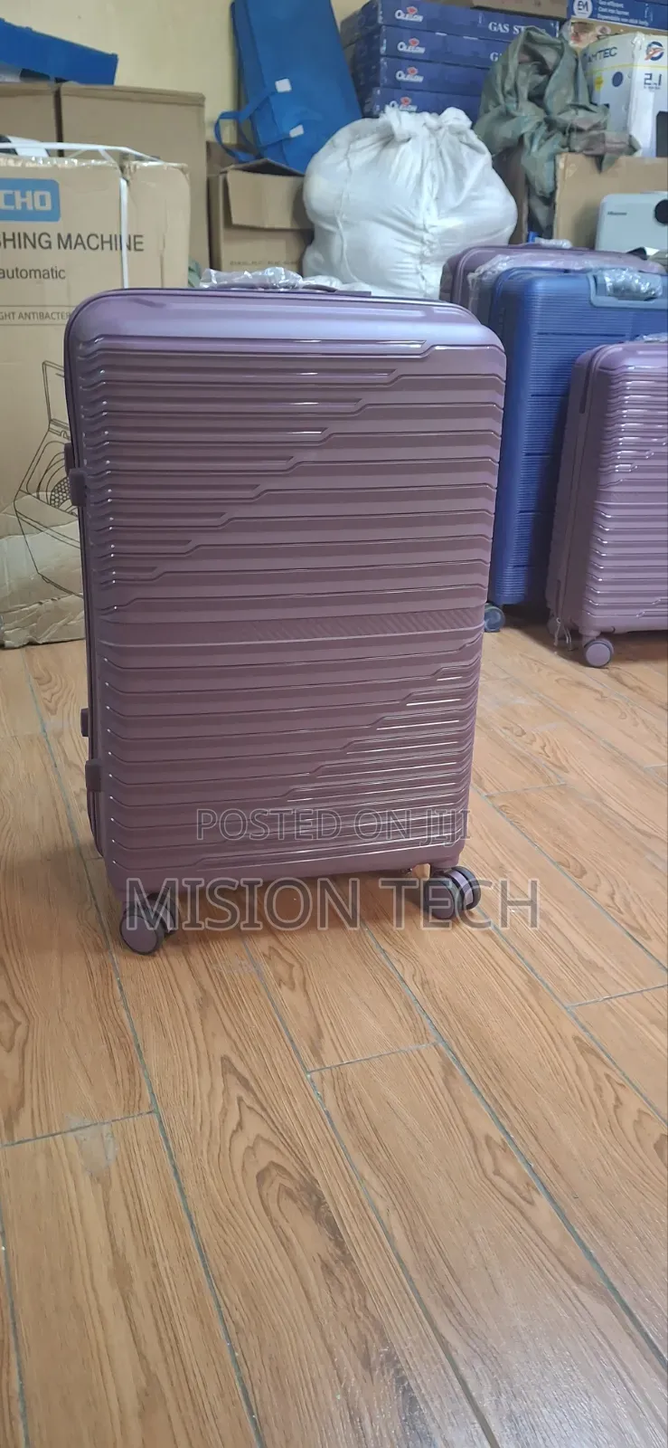 Medium Rubber Suitcase 