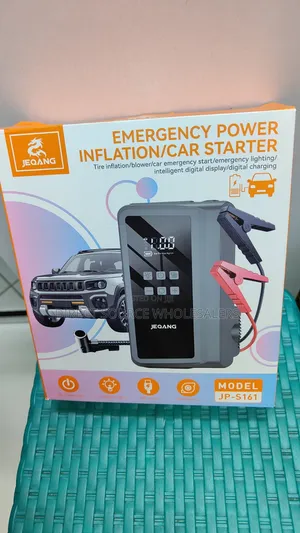 Portable 12V Car Battery Jump Starter Emergency Kit
