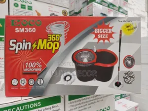 Ecco Spin Mop With Bucket – 360° Rotating Floor Cleaning System