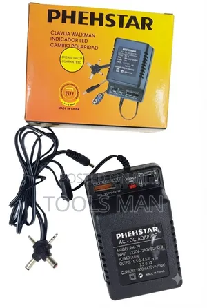Phehstar AC/DC Universal Power Adaptor 10W.