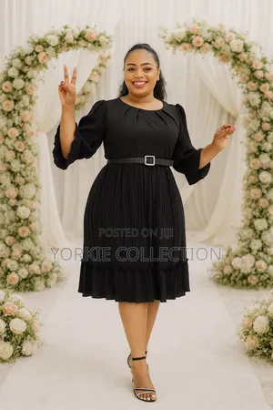 Plitted Lace Dress