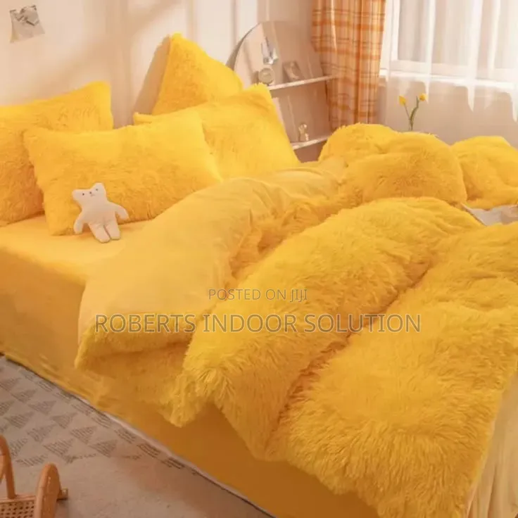 Fluffy Plush Duvet Set