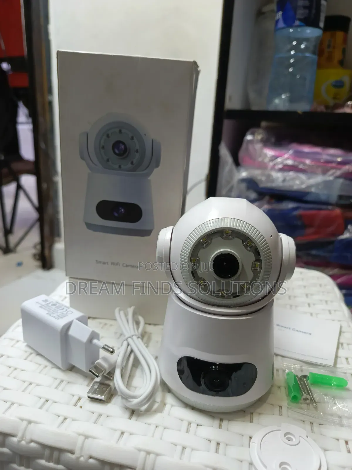 Guardian Dual-Lens Panoramic Home Surveillance Camera