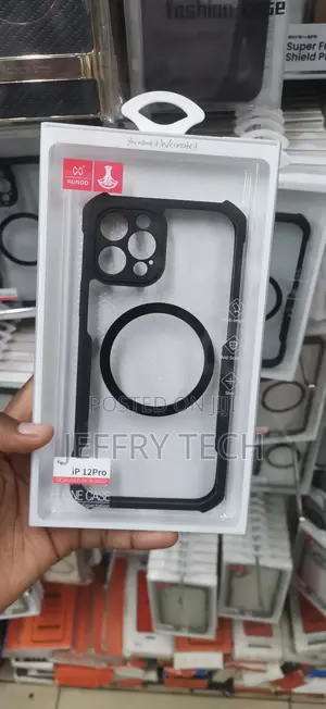 iPhone 12 Pro / Pro Max Thickened Black TPU Bumpers Wrap Case