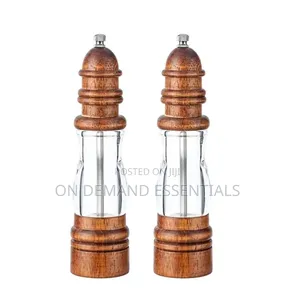 1pc Pepper Grinder Big With Viewing Window