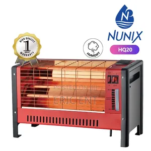 Nunix HQ20 3-Sided Quartz Room Heater Featuring a Built-In
