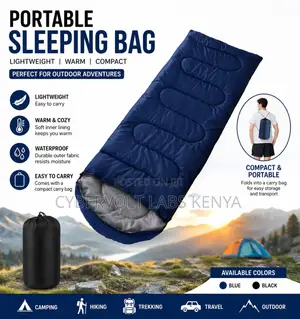 Portable Waterproof Camping Sleeping Bag for Hiking Travel Outdoor