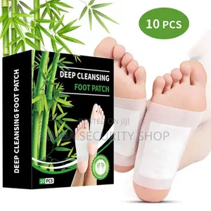 Deep Cleansing Detox Foot Patch Herbal Pads 10 PCS Wood Bamboo Relax