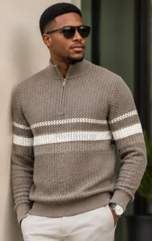 Sweater Half Zip Size Xl,2xl and 3xl