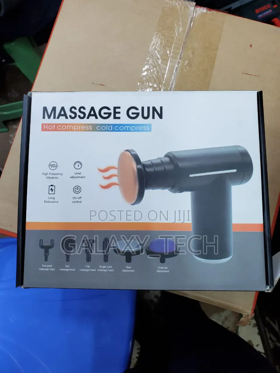 Massage Gun 6 in 1(hot Cold Compress)