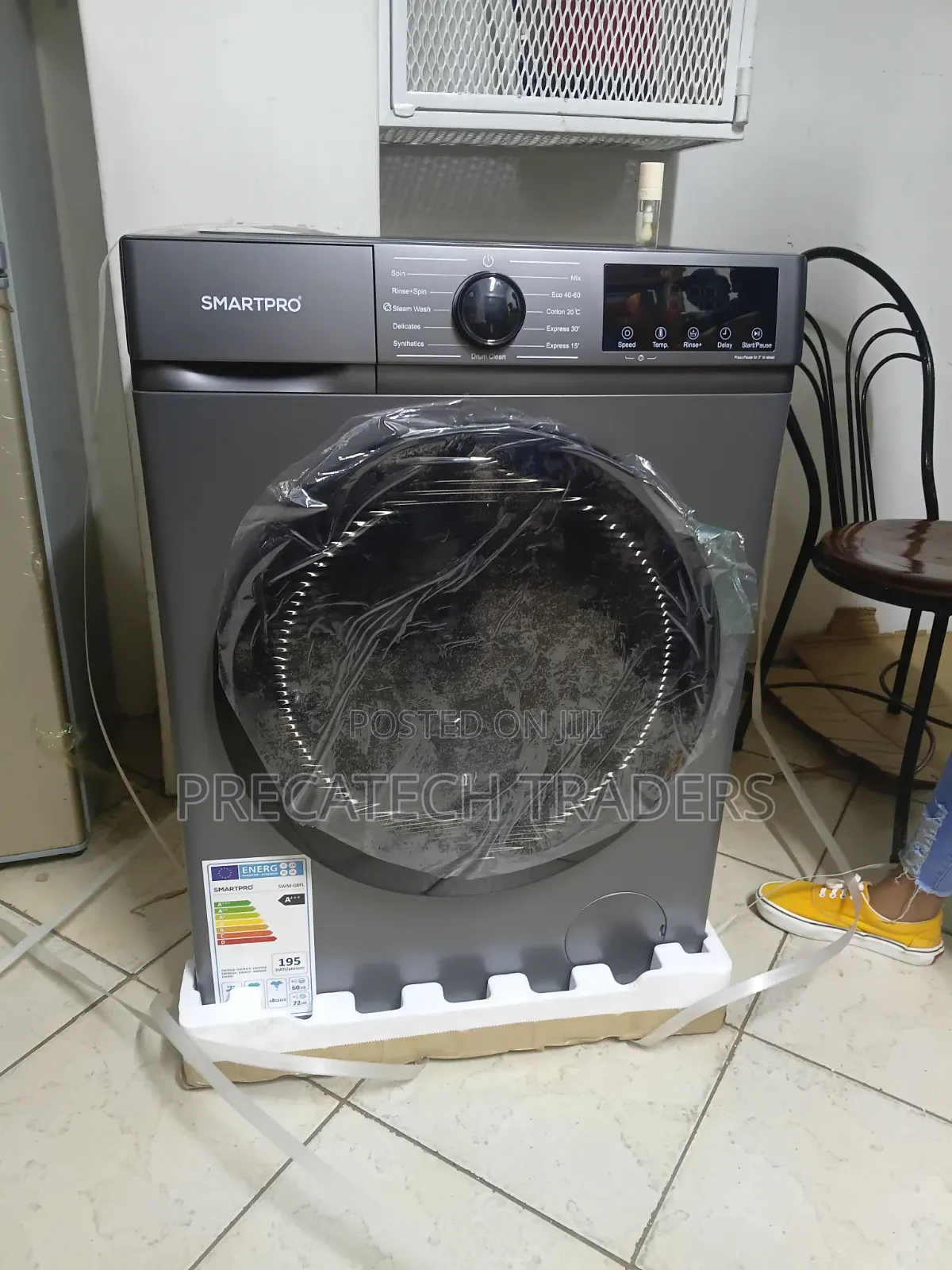 SmartPro 8KG Automatic Front Load Washing Machine