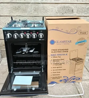 Glamstar Black 50×55 Standing Cooker – Stylish Design, Exceptional Per