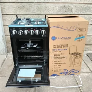 Glamstar Black 3 Gas + 1 Electric Standing Cooker – Practical, Durable