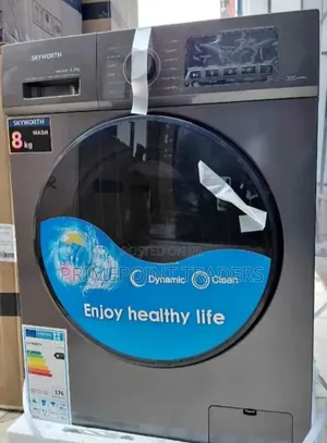 Skyworth Front Load 8kg Washer – Smart Cleaning for Every Load