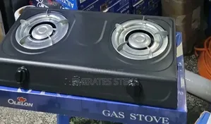 OLELON Table Top Stainless Steel 2 Burner Gas Cooker