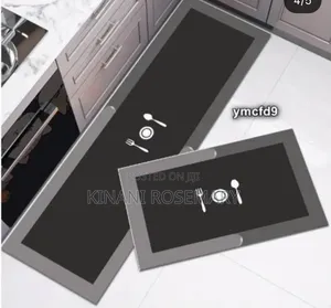 2-Piece Non-Slip Kitchen Mat Set – Modern Absorbent Floor Rugs