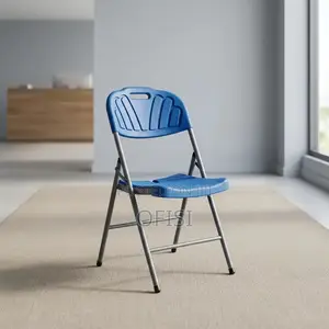 Foldable Chair; Patio Foldable Stackable Plastic Chair