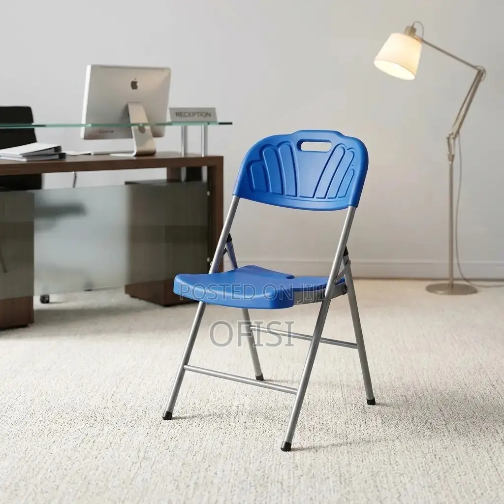 Foldable Chair; Patio Foldable Stackable Plastic Chair