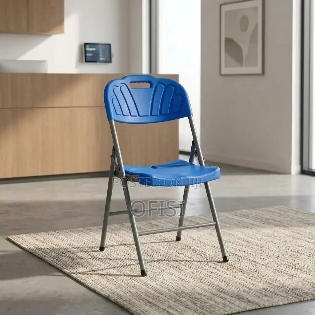 Foldable Chair; Patio Foldable Stackable Plastic Chair