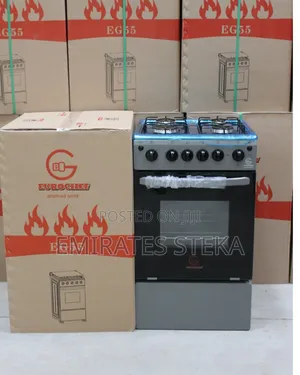 Eurochef Standing Cooker/ EG55-3G1E+E OVEN Free Stand Glass Top
