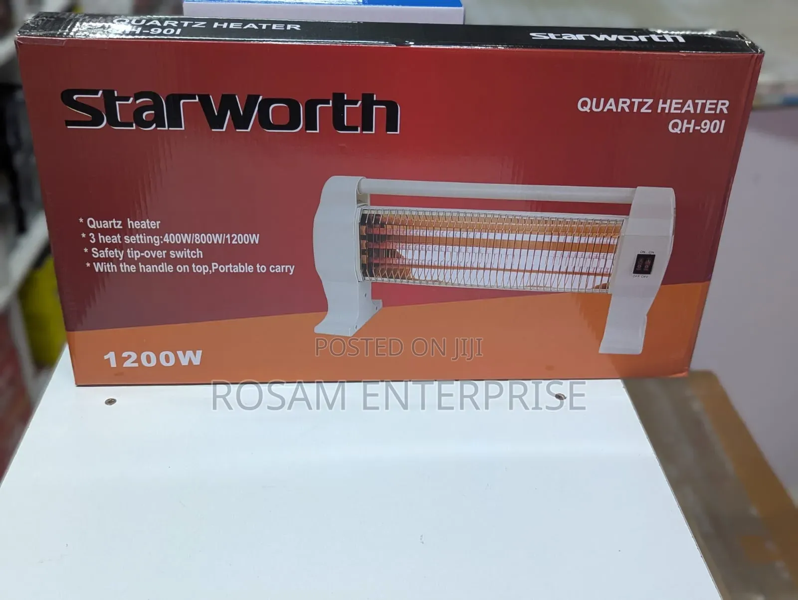 Starworth Quartz Heater 800w Max